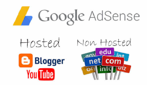 perbedaan akun Google Adsense Hosted dan Non Hosted