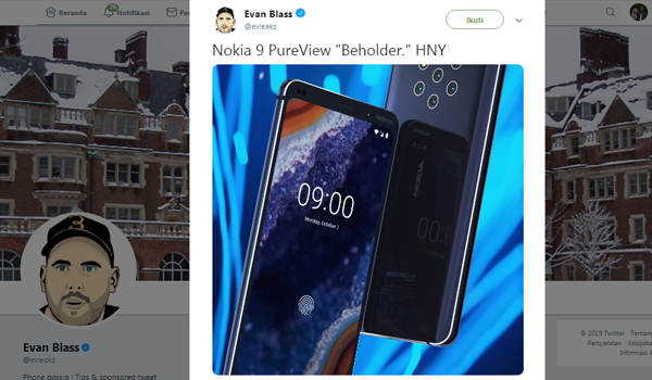 Spesifikasi Nokia 9