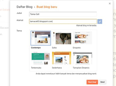 Cara membuat website blogspot profesional
