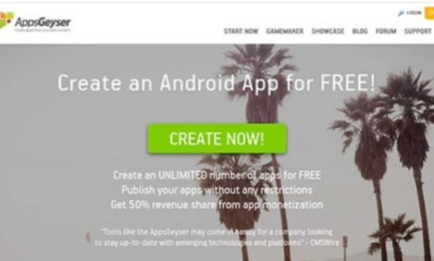 Situs untuk Membuat Aplikasi Android