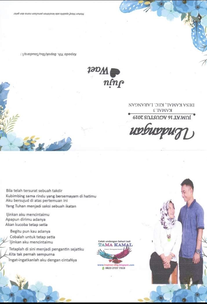Percetakan undangan brebes