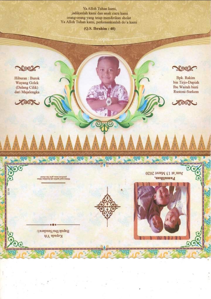 Undangan khitan islami